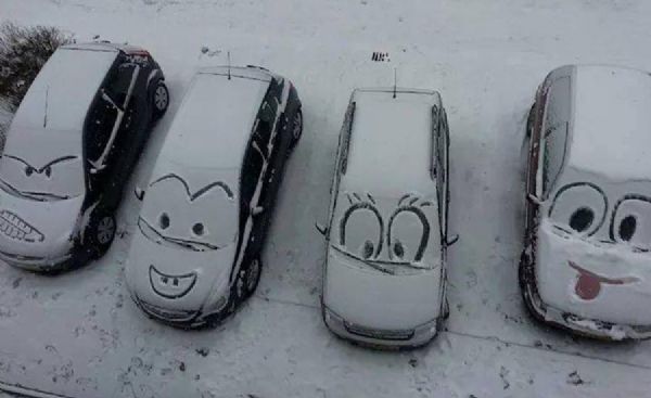 خوش ذوقی با برف (عکس)