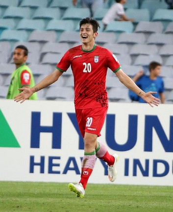 سردار آزمون از گل تا تشکر کارلوس کی روش ( عکس )