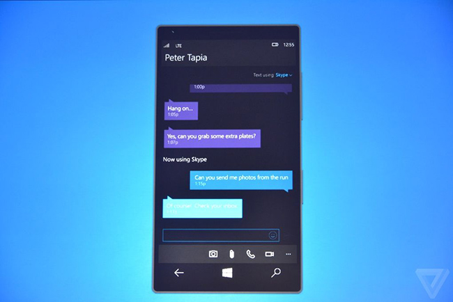 مایکروسافت از ویندوز ۱۰ نسخه موبایل خود رونمایی کرد مایکروسافت از ویندوز ۱۰ نسخه موبایل خود رونمایی کرد
