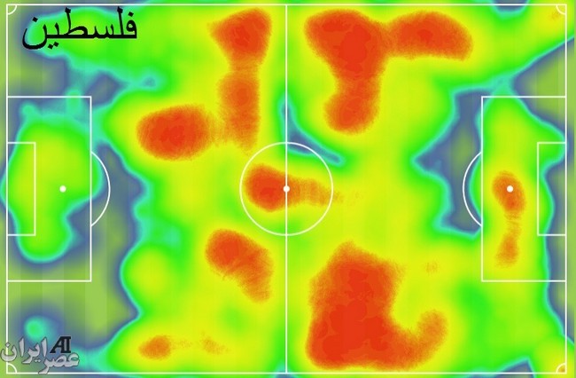 تیم دونده سرسام آور ( نقشه حرارتی 3 بازی عراق) تیم دونده سرسام آور ( نقشه حرارتی 3 بازی عراق)