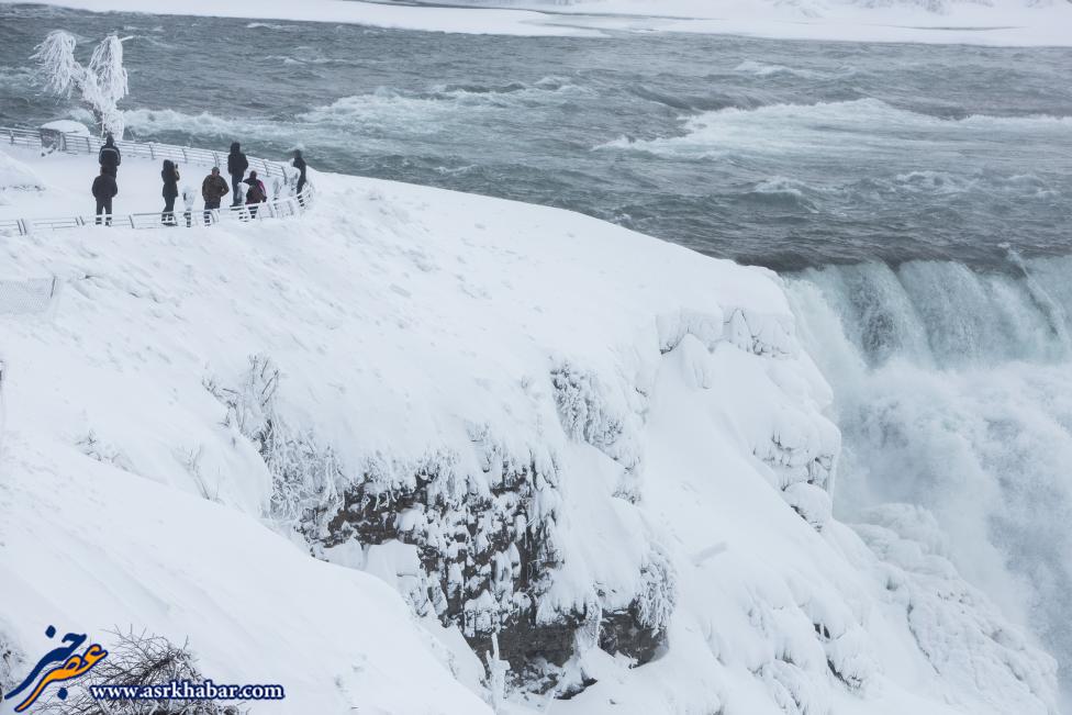 آبشار نیاگارا یخ زد (عکس)