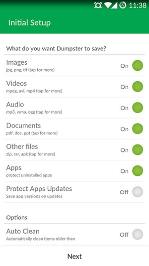جلوگیری از حذف ناخواستهی اطلاعات با DumpSter جلوگیری از حذف ناخواستهی اطلاعات با DumpSter