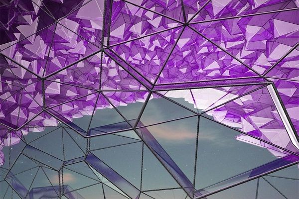 طراحی هتلی به شکل یاقوت بنفش+تصاویر طراحی هتلی به شکل یاقوت بنفش+تصاویر