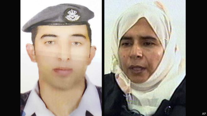 اردن آماده مبادله زندانی زن داعش با خلبان گروگان این کشور است