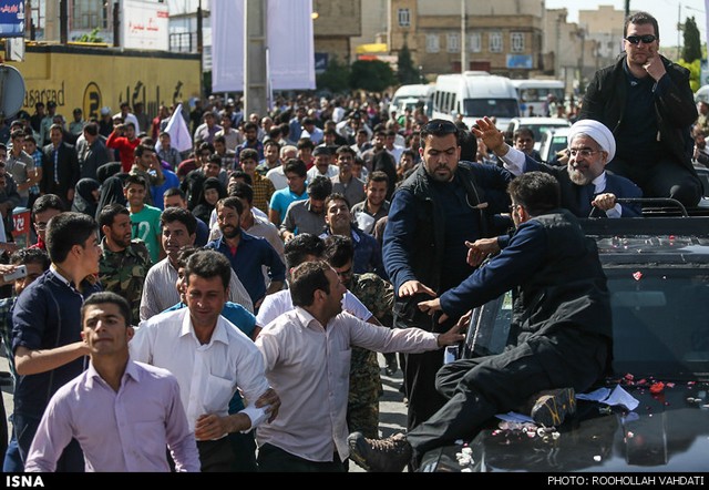 سفر روحانی به ایلام (عکس)