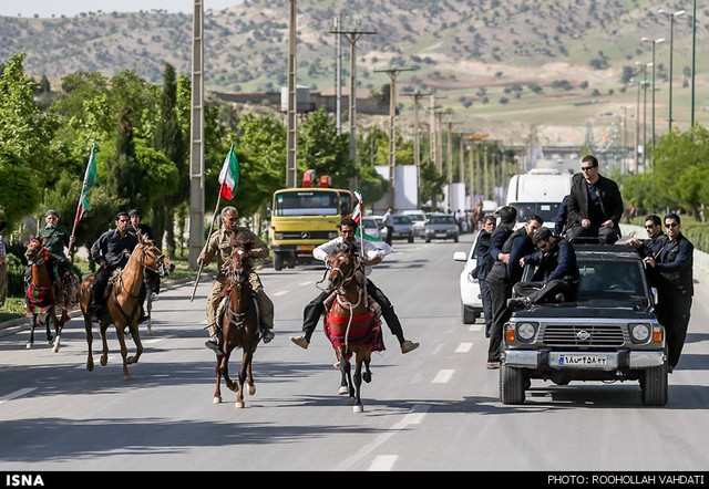 حاشیه های سفر روحانی به ایلام (عکس)