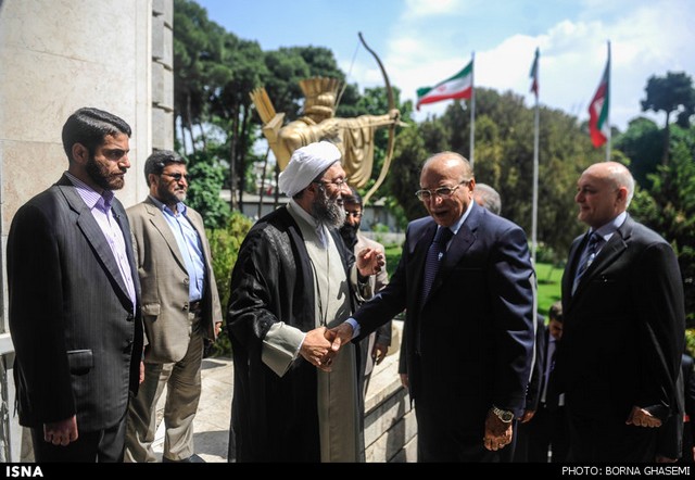 دیدار آملی‌لاریجانی با رییس قوه قضاییه عراق (عکس)