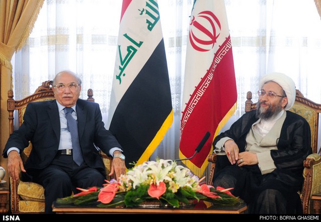 دیدار آملی‌لاریجانی با رییس قوه قضاییه عراق (عکس)