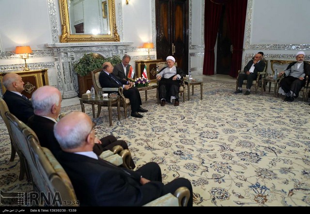 دیدار رئیس قوه قضاییه عراق با هاشمی رفسنجانی (عکس)