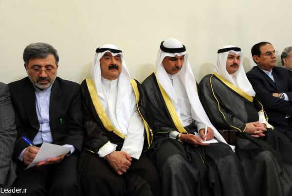 دیدار امیر کویت با رهبر انقلاب