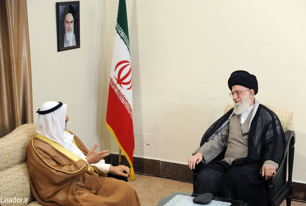 دیدار امیر کویت با رهبر انقلاب