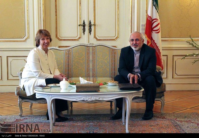 دیدار ظریف و اشتون - وین (عکس)