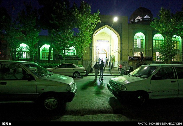 سفره‌ ی افطار در مشهد (عکس)