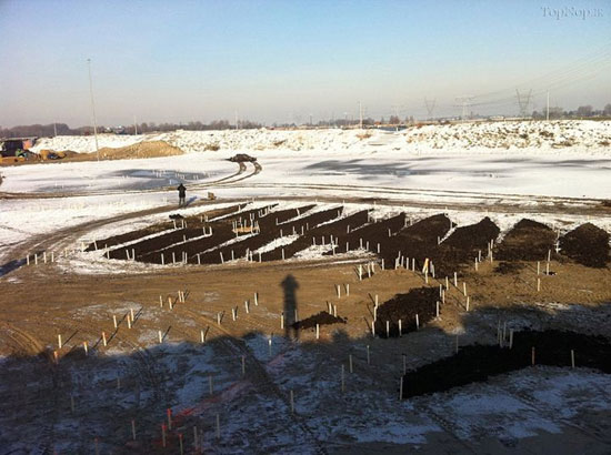 هنری که تنها از آسمان می توان دید (+عکس)