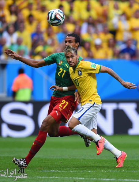مسابقه برزیل و کامرون (عکس)
