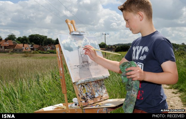 نقاشی‌های 400 هزار پوندی نوجوان 11 ساله