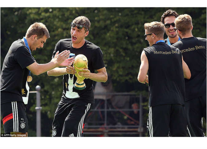 کاپ جام جهانی دست آلمانی ها شکست