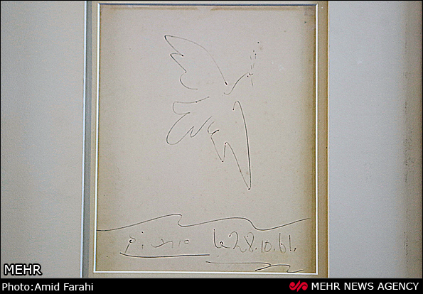نمایش تابلوی میلیون دلاری پیکاسو در تهران