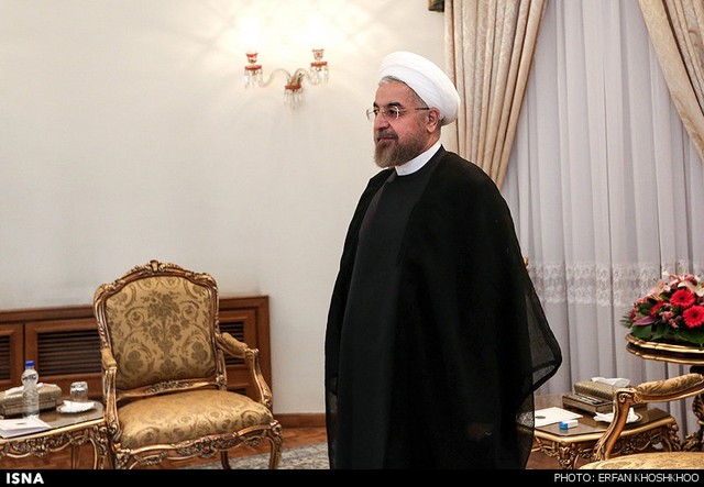 دیدار وزرای خارجه ونزوئلا ولبنان باروحانی (عکس)