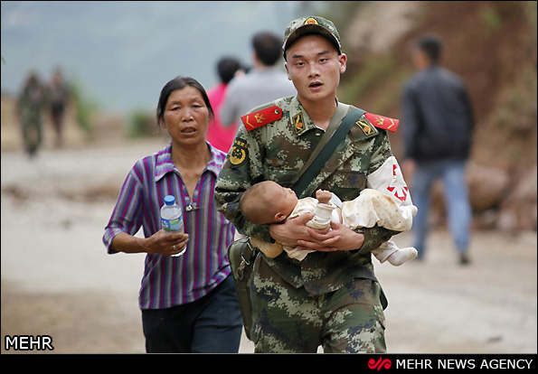 زلزله در چین (عکس)