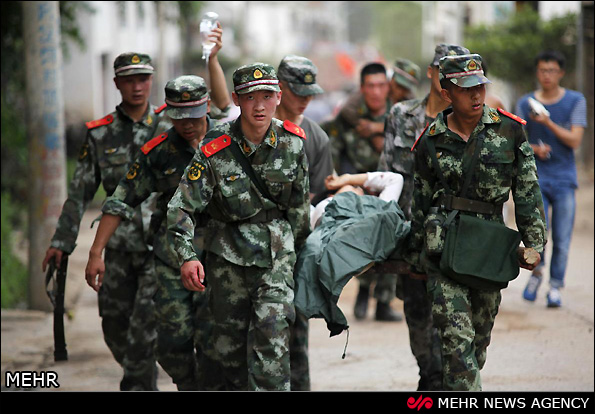 زلزله در چین (عکس)