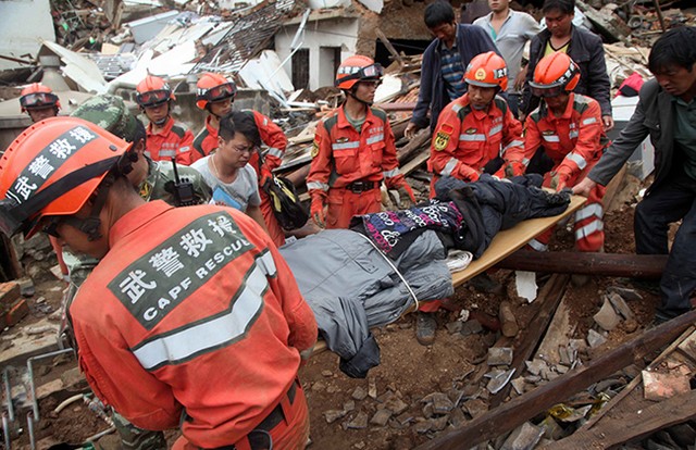 زلزله در چین (عکس)