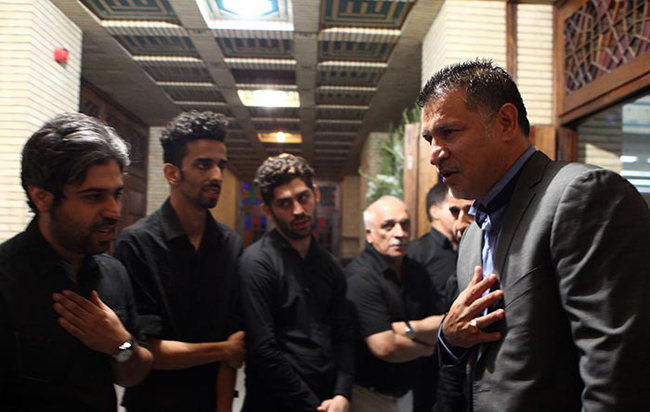 اهالی فوتبال در ختم مرحوم احمدپور، پیشکسوت مطبوعات ورزشی (عکس)