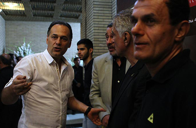 اهالی فوتبال در ختم مرحوم احمدپور، پیشکسوت مطبوعات ورزشی (عکس)