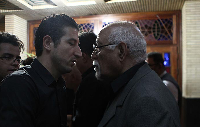 اهالی فوتبال در ختم مرحوم احمدپور، پیشکسوت مطبوعات ورزشی (عکس)