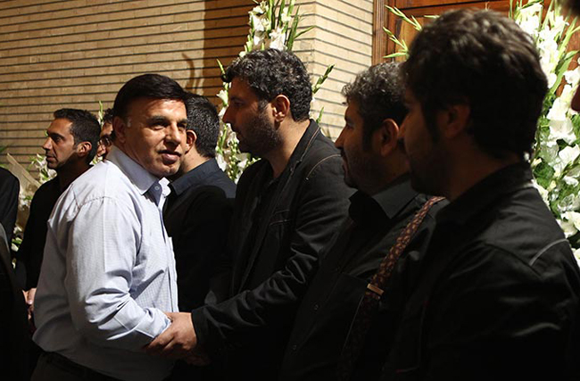 اهالی فوتبال در ختم مرحوم احمدپور، پیشکسوت مطبوعات ورزشی (عکس)