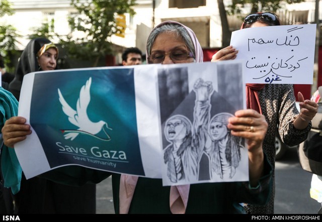 تجمع « مادران صلح ایران » مقابل دفتر سازمان ملل (عکس)