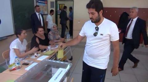 رای رضا ضراب در انتخابات ترکیه (عکس)