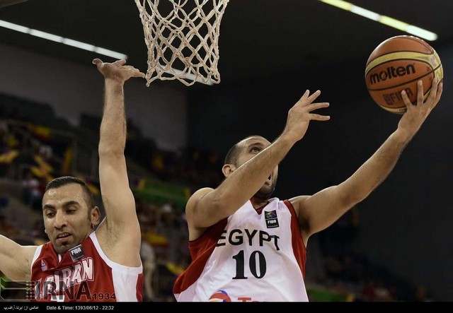 بازی ایران و مصر؛ جام جهانی بسکتبال (عکس)