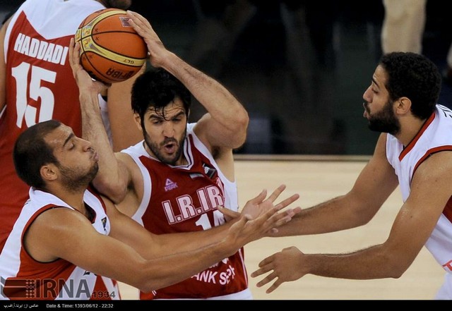 بازی ایران و مصر؛ جام جهانی بسکتبال (عکس)