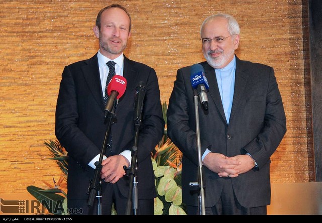 دیدار وزرای خارجه دانمارک و ایران در مشهد (عکس)