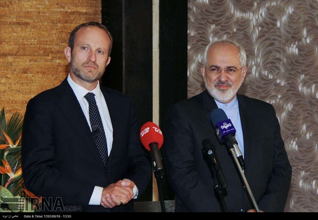 دیدار وزرای خارجه دانمارک و ایران در مشهد (عکس)