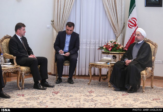 دیدار وزیر خارجه اسلواکی با روحانی (عکس)