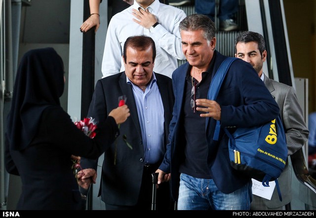 ورود کی روش به ایران برای امضای قرارداد (عکس)