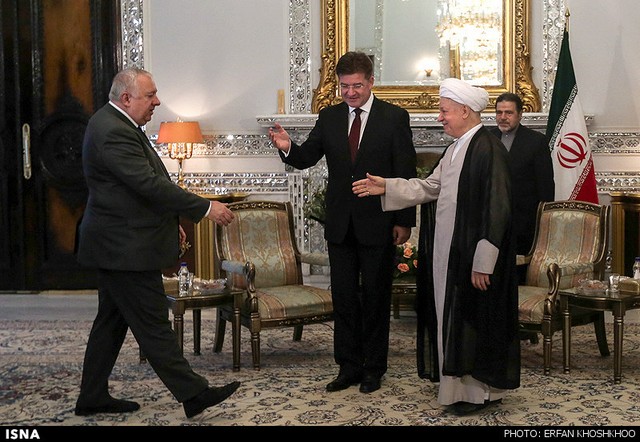 دیدار وزیر خارجه اسلواکی با هاشمی (عکس)