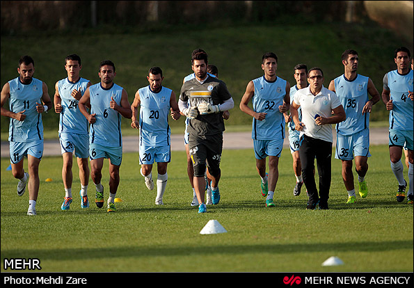 تمرین تیم استقلال (عکس)