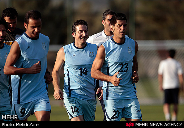 تمرین تیم استقلال (عکس)