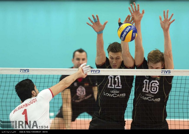 والیبال قهرمانی جهان/ ایران - آلمان (عکس)