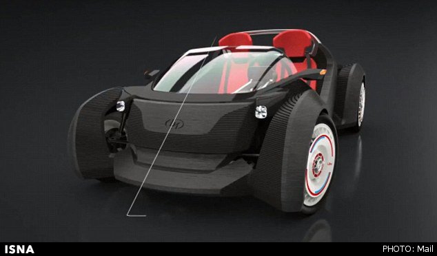 ساخت نخستین خودرو چاپ سهبعدی جهان ساخت نخستین خودرو چاپ سهبعدی جهان