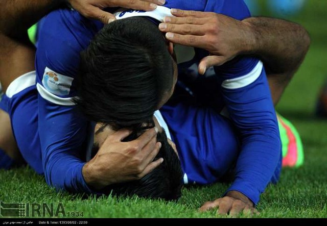 برتری تیم فوتبال استقلال تهران مقابل پیکان (عکس)