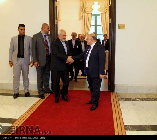 دیدارهای ظریف در عراق (عکس)