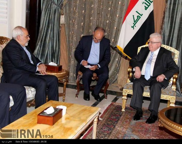 دیدارهای ظریف در عراق (عکس)