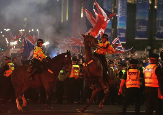 درگیری های انتخاباتی در اسکاتلند (+عکس)