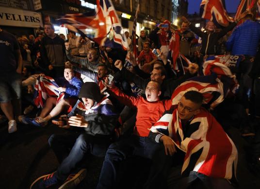 درگیری های انتخاباتی در اسکاتلند (+عکس)