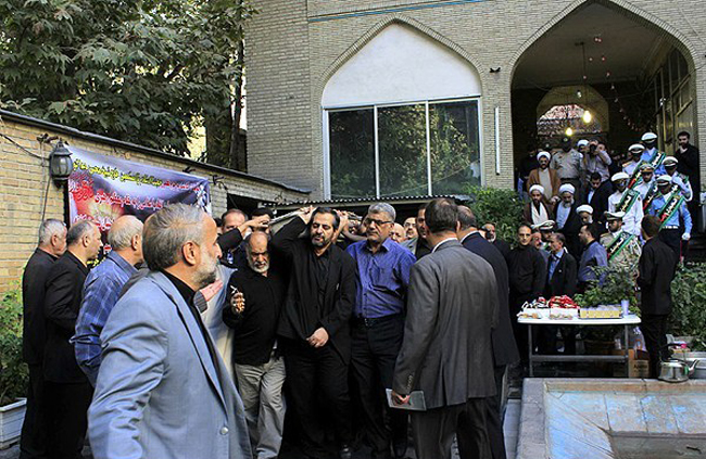 مراسم خاکسپاری حجت‌الاسلام دعاگو (عکس)