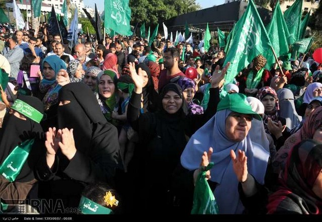 جشن پیروزی مقاومت در غزه (عکس)